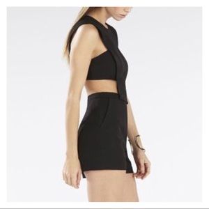 BCBGMAXAZRIA Black  Cutout Romper $248